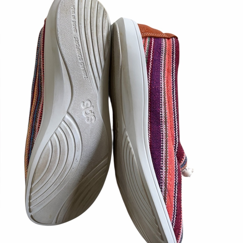 SAS Funk Active Slip-On in Lava Stripe Colorway - Picture 6 of 9